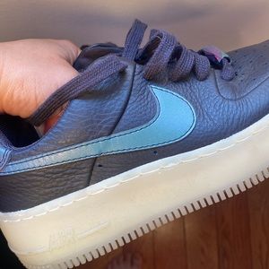 Dark Purple Air Force 1s